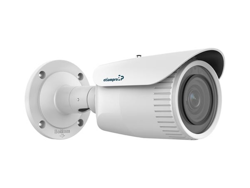 EtiamPro Cylindrická IP sieťová kamera, monitorovacia kamera, 2 MP, IR LED, nočné videnie 30 m,