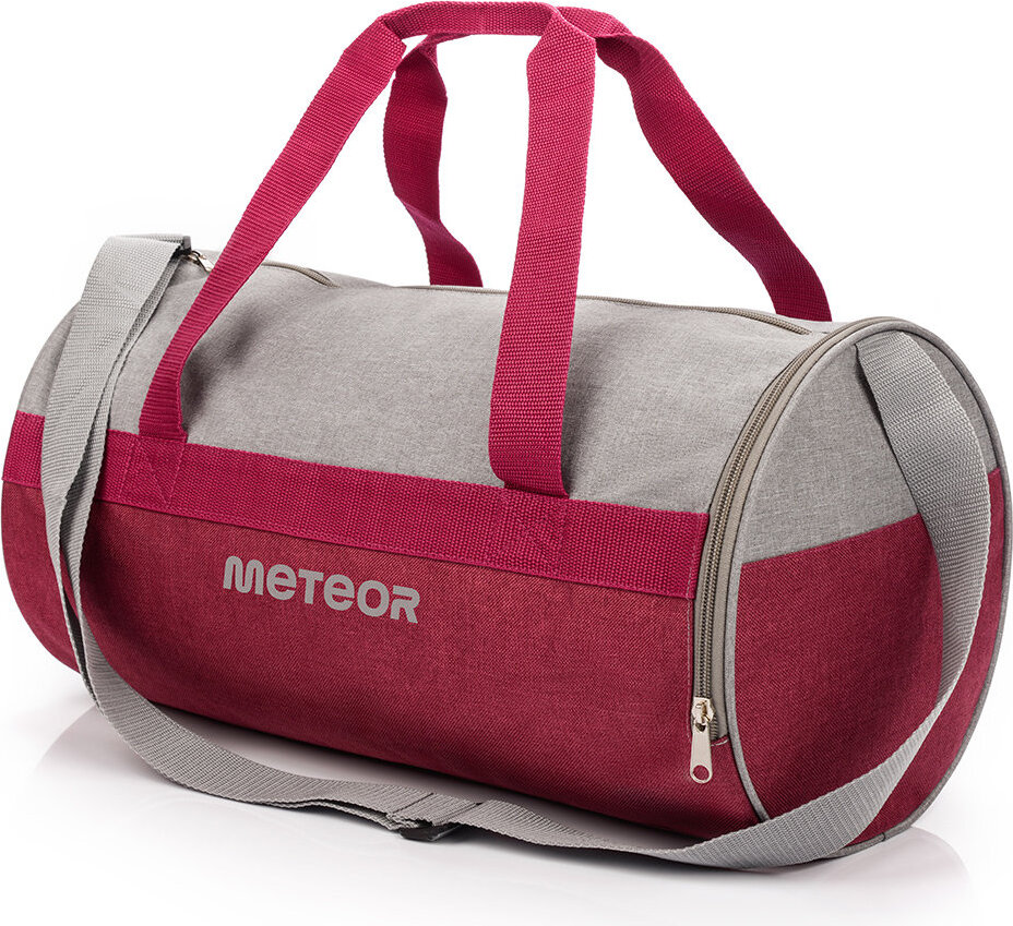 Sporttasche, Fitnesstasche, Trainingstasche Meteor Siggy 25L lila / grau 74561