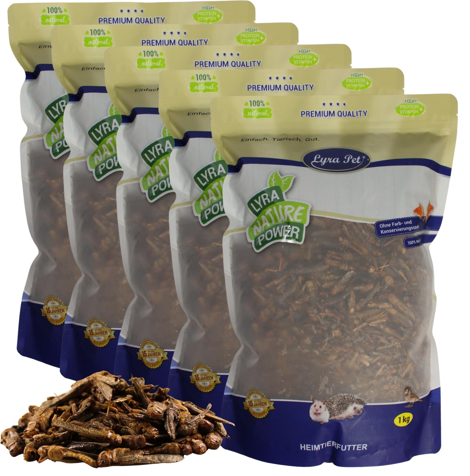 5 kg Lyra Pet® Heuschrecken getrocknet 54535-002