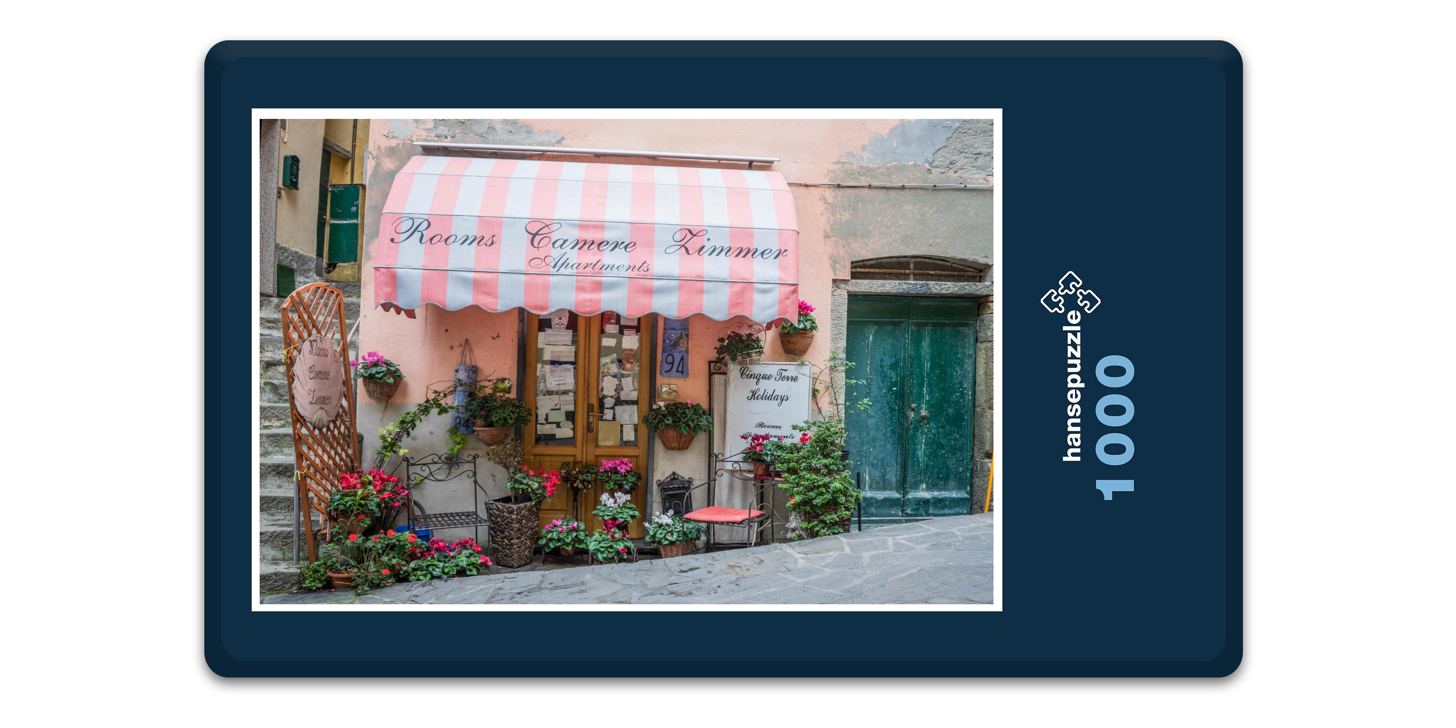 hansepuzzle 19209 - Zimmer-Vermietung Puzzle, 1000 Teile, Gebäude, 60,0 x 46,0cm mit hochwertiger Aufbewahrung, Kartonbox & Beutel