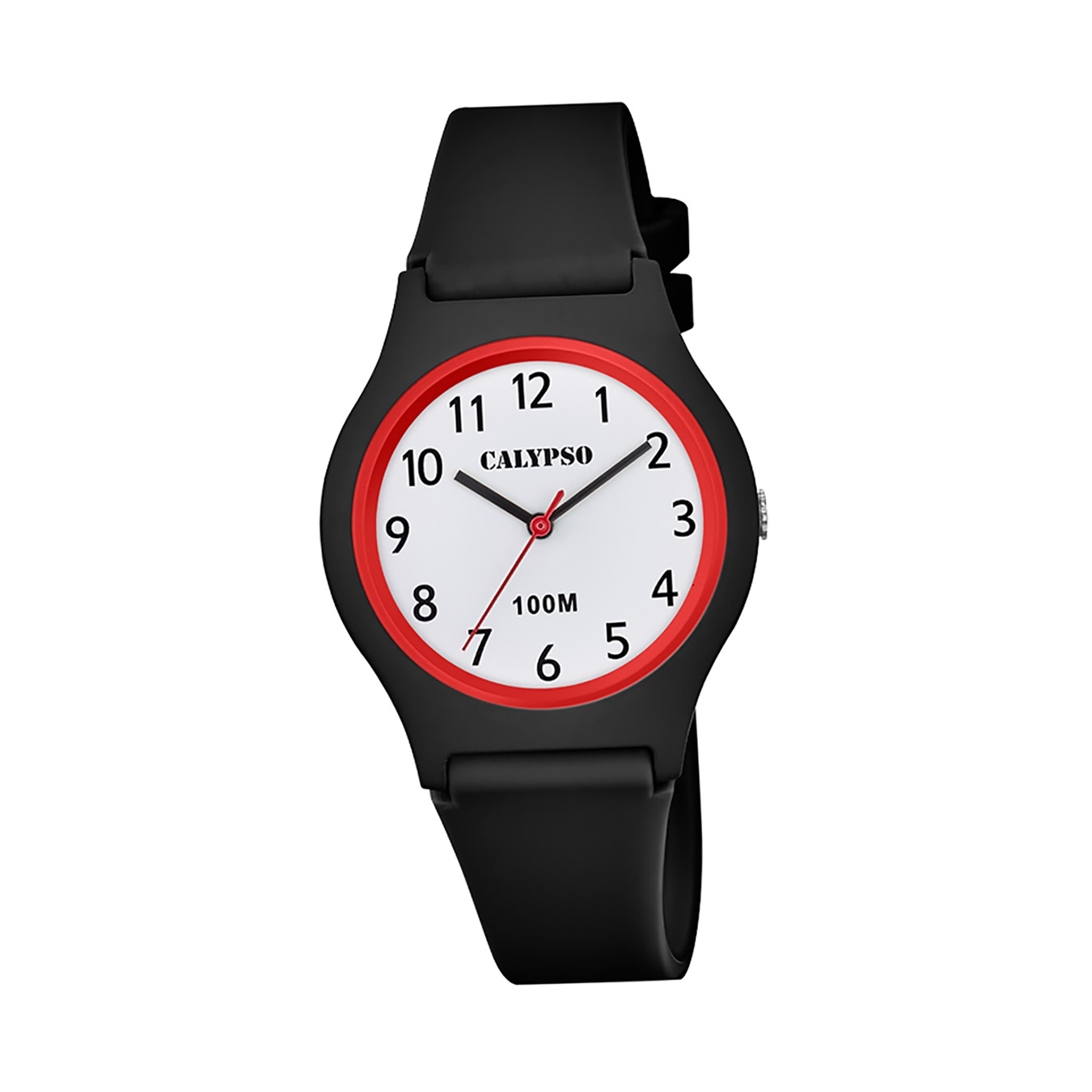 Calypso Plastové hodinky pre mladých K5798/6 Analógové náramkové hodinky pre voľný čas čierne D2UK5798/6