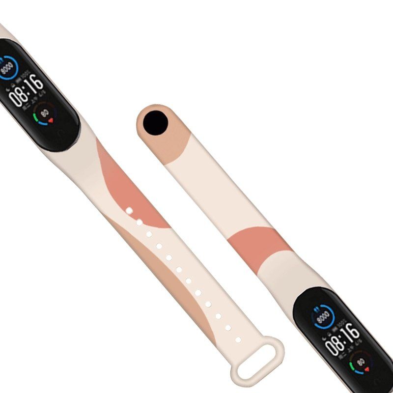Náhradný silikónový náramok Moro Camo pre Xiaomi Mi Band 4/Mi Band 3, Camouflage-6