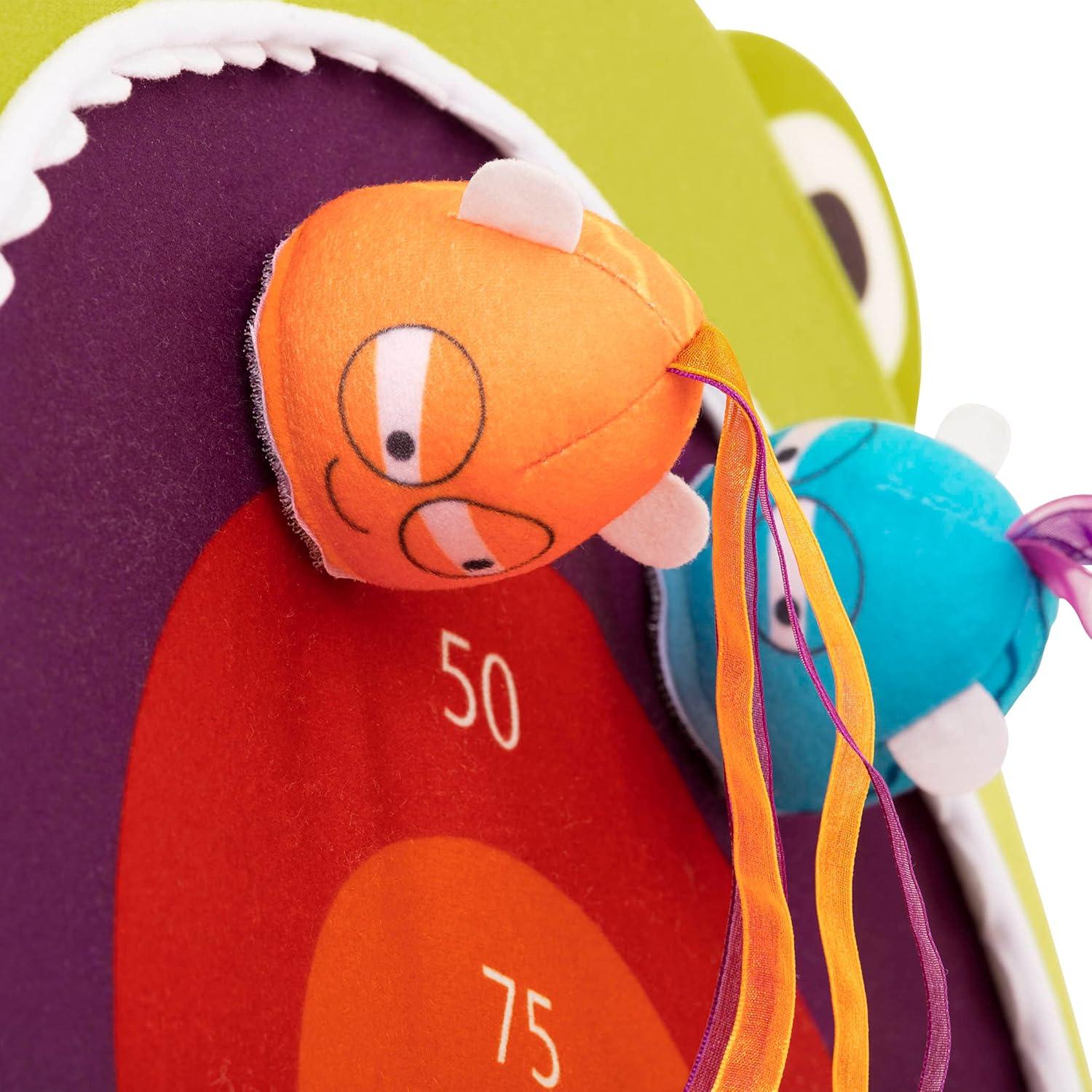 Markenlos Klett-Dartboard - Frosch, nachtleuchtend, mit Klettverschluss.