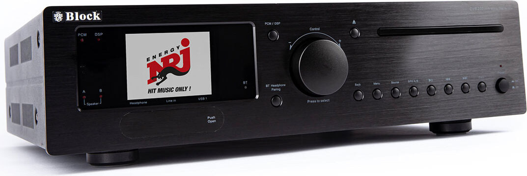 BLOCK CVR-200, 9,8 kg, Schwarz, Persönlicher CD-Player