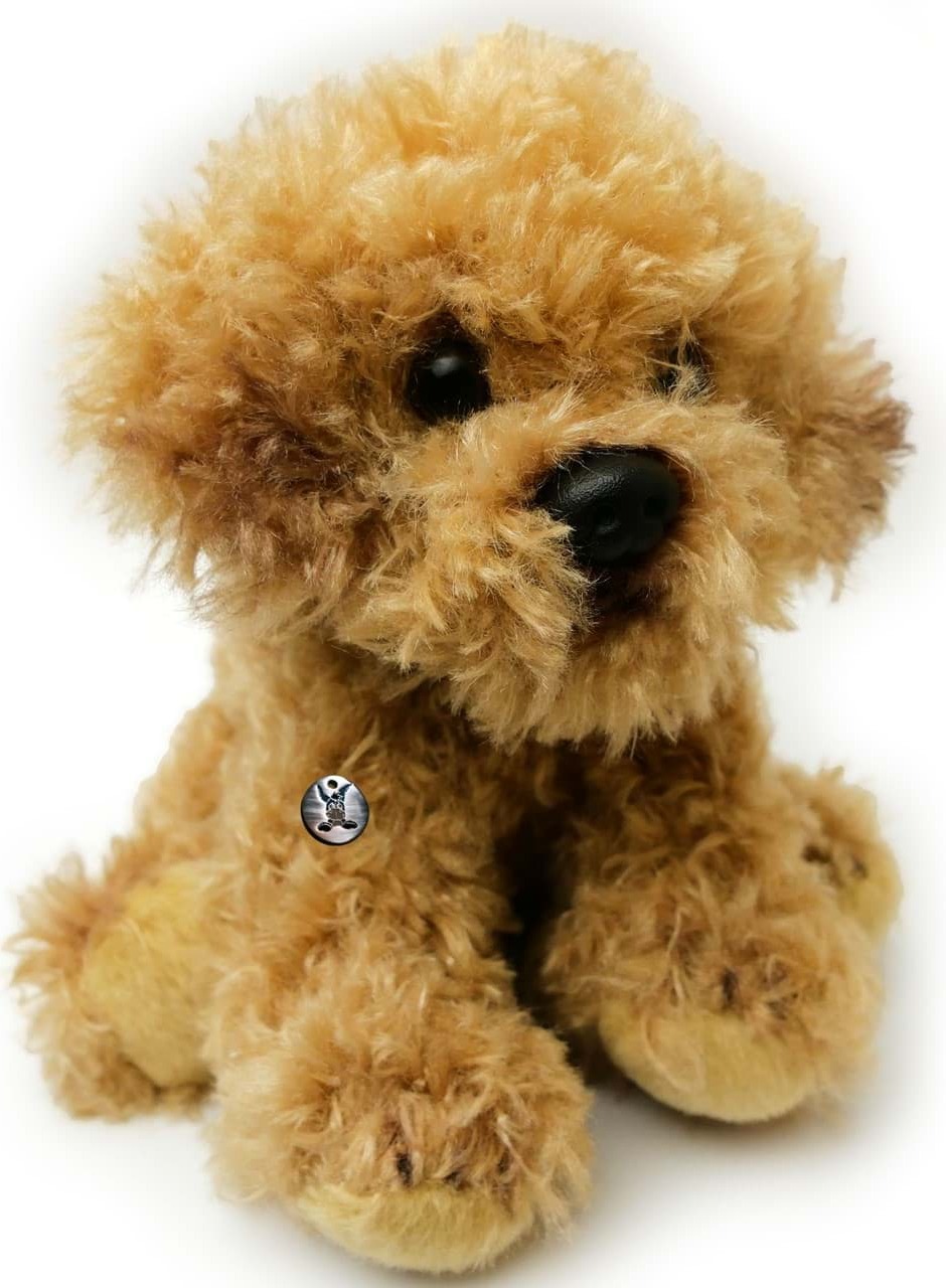 Kuscheltiere*biz Doodle Kuscheltier Hund Labradoodle Pudel Plüschtier Schnuffelhund PEACHI KT531815