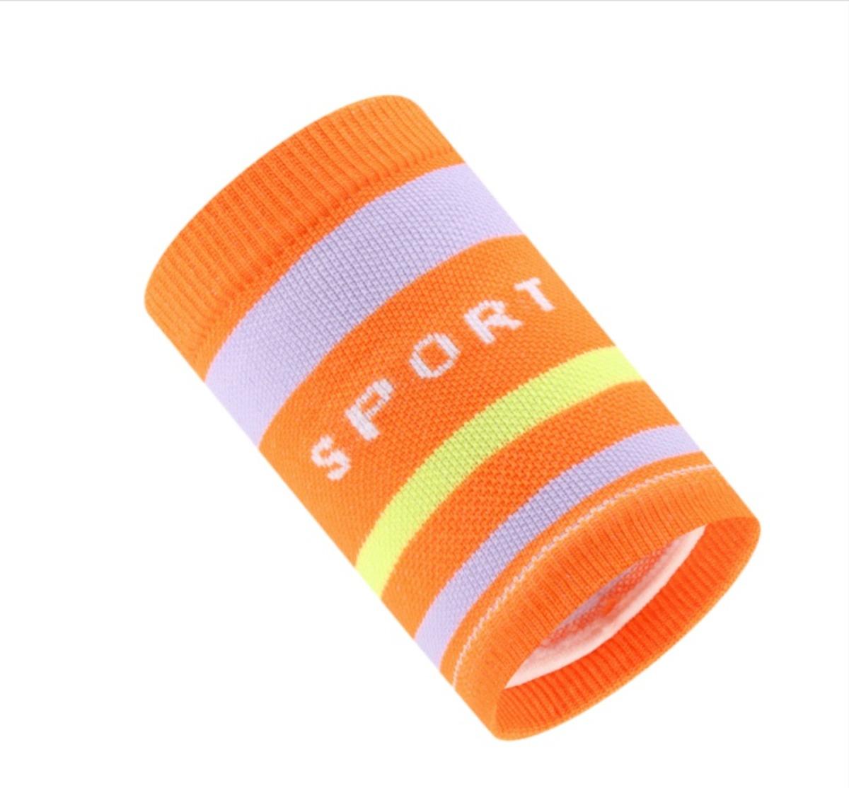 INF Sommer Handgelenksbänder 11cm x 8cm Polyester Kompression 1 Paar Orange 416751