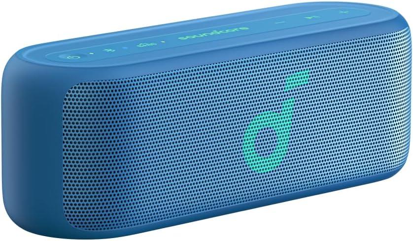 Reproduktor Bluetooth s 20 W stereo zvukom, technológiou BassUp, 16 h, bezdrôtovým stereo párovaním a ochranou proti vode IPX7 na turistiku a dobrodružstvá v prírode