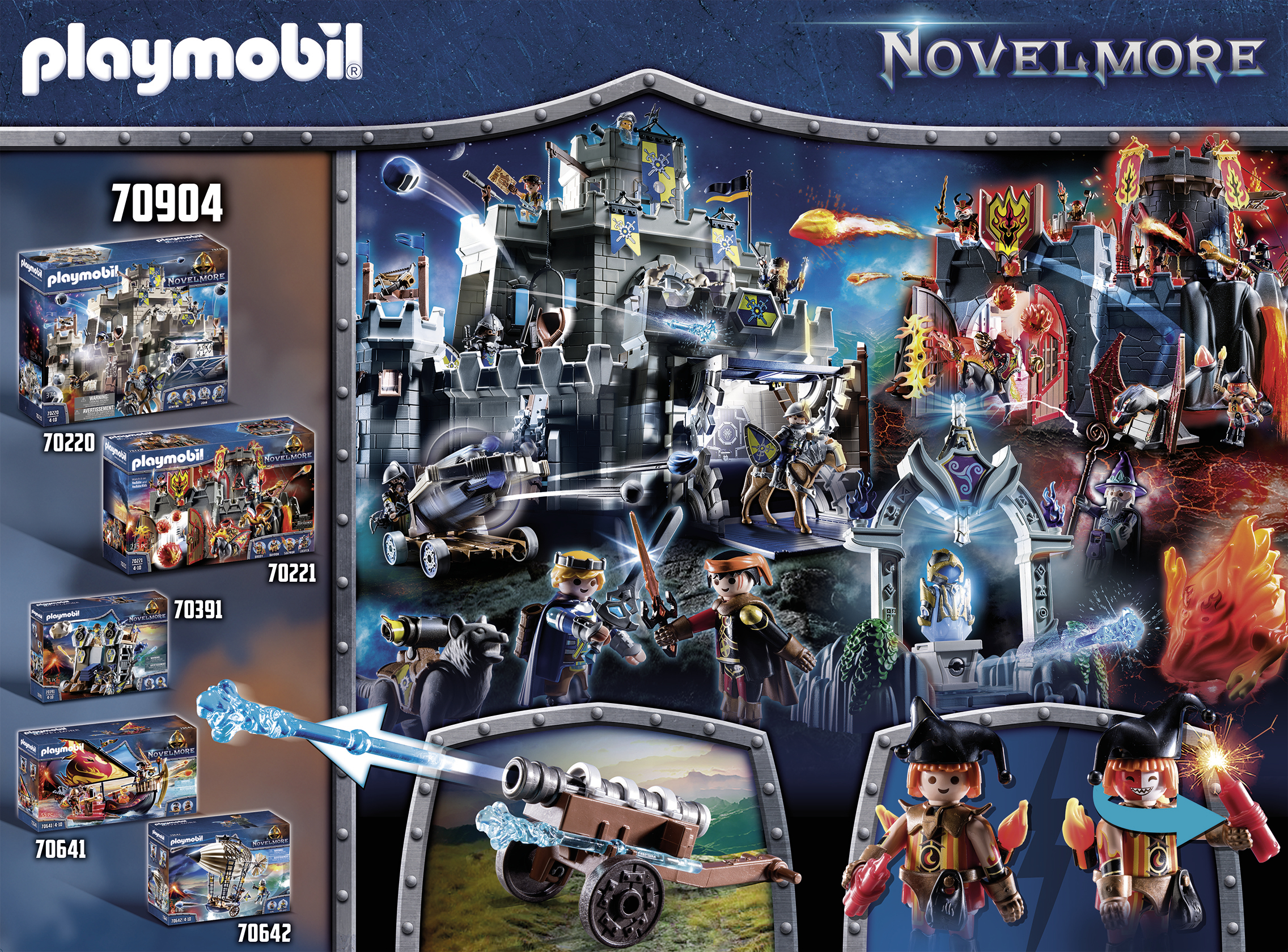 PLAYMOBIL Novelmore 70904 Novelmore Drachenattacke