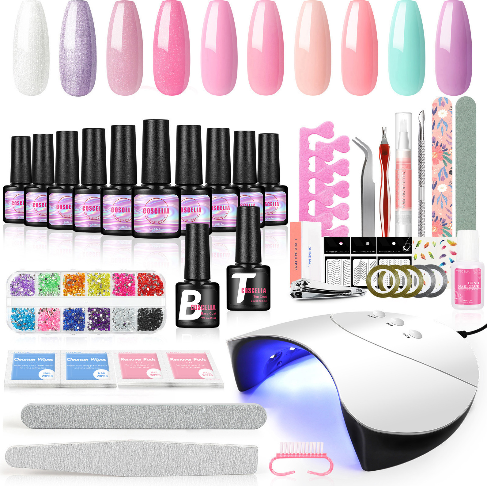 Envie De Color Nagellack-Set – 24 Farben, Je 5 Ml, In Paris-London-Box, Schnell Trocknend