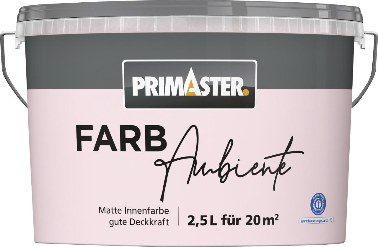 Primaster Farbambiente Wandfarbe matt rose 2,5 L