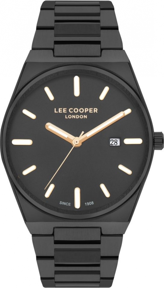Herrenuhr LEE COOPER LC07608.650 in Schwarz, modebewusstes Geschenk.