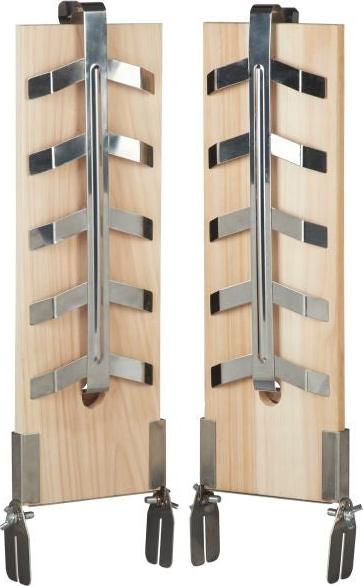 B2X Grillbretter, ganze gegrillte Lachsseite, 2er-Set