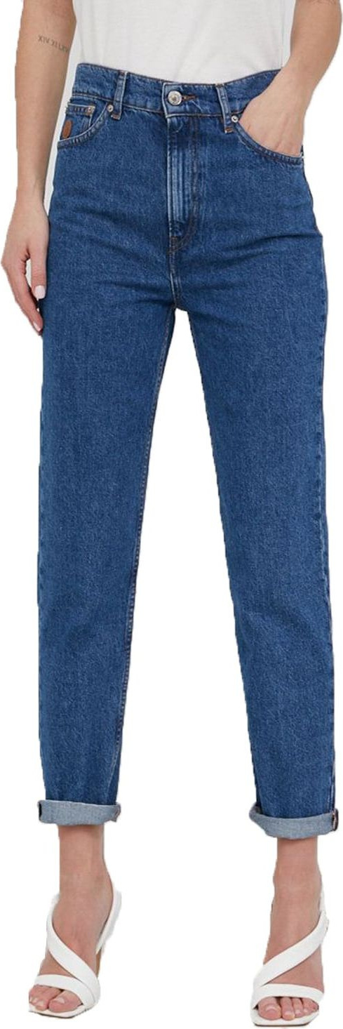 Tru Trussardi Damen Trussardi Mid Rise Relaxed Fit Denim Hose W25