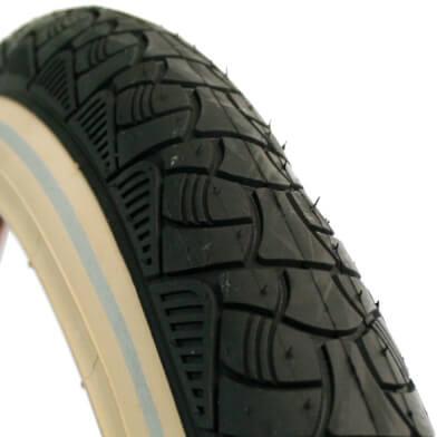 DELI TIRE Deli-Reifenreifen SA-238 24 x 2.125 ZW Creme Refluen