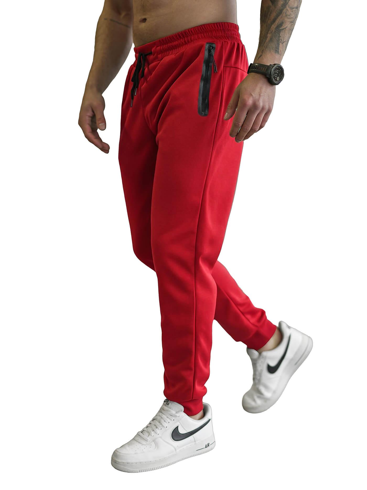 Herren Sporthose Rot OZONEE JS/17K1998/18 L