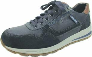 Mephisto Bradley men, šnurovacie topánky, nízke topánky, kožené, Blue - pánske tenisky / šnurovacie topánky, modré, kožené&nbsp