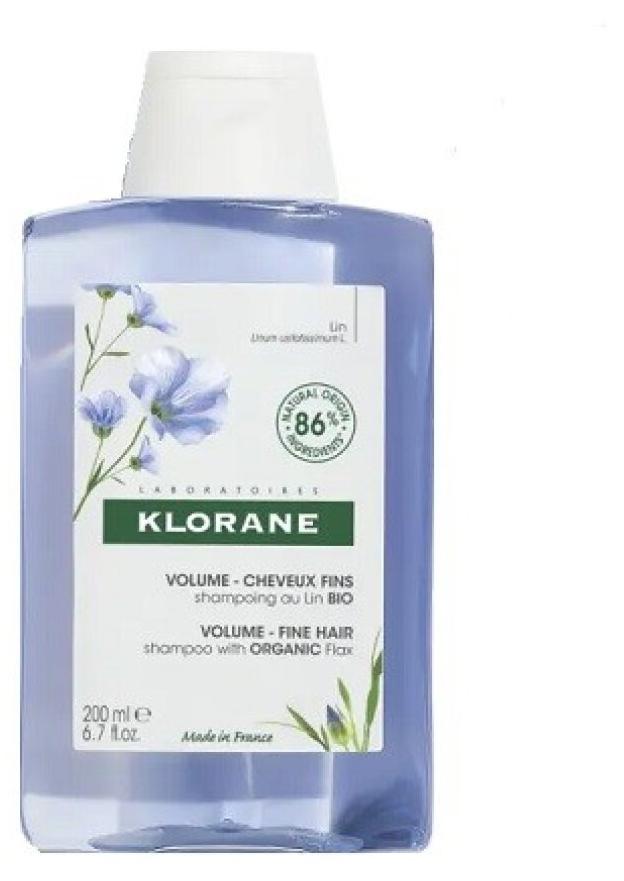 Klorane Shampoo fü r Volumen von feinem Haar Bio Len ( Volume Shampoo) - Volumen: 400ml