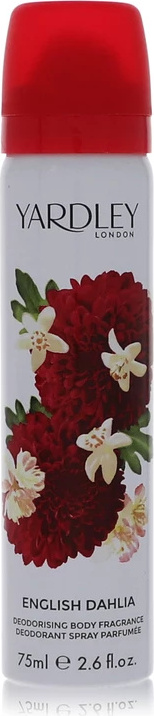 Yardley London English Dahlia deodorising body fragrance 75 ml