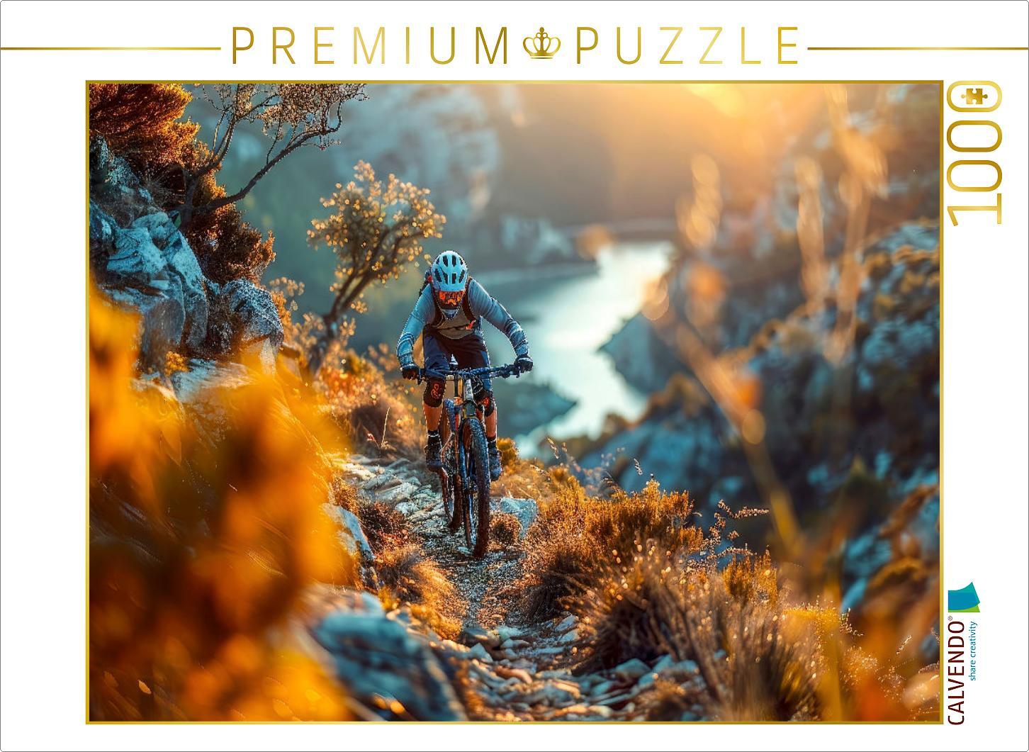 CALVENDO Puzzle Steiler Anstieg - mühsam und kräftezerrend | 1000 Teile Lege-Größe 64x48cm Foto-Puzzle für glückliche Stunden