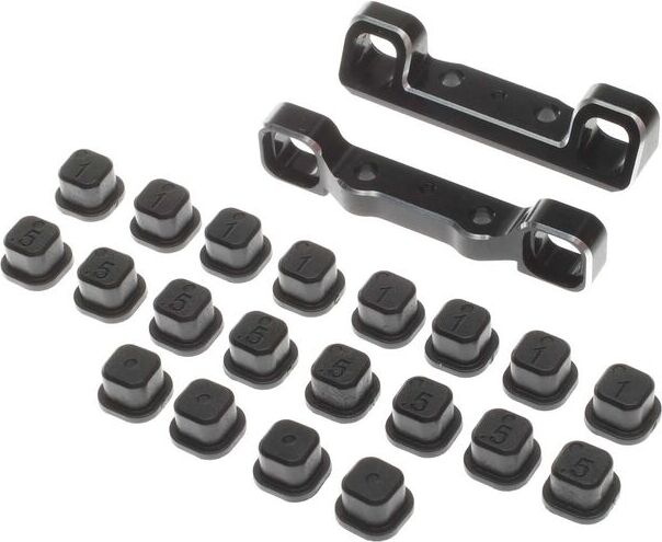 Losi Adjustable Pivot Set, C & D, Black: 22 5.0 TLR334062
