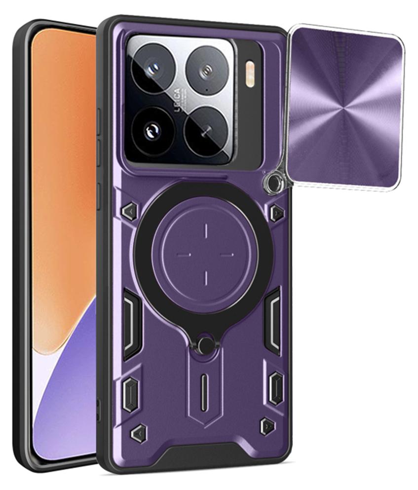 Techsuit CamGuard Pro Back Cover Hülle für Xiaomi 15 - Lila
