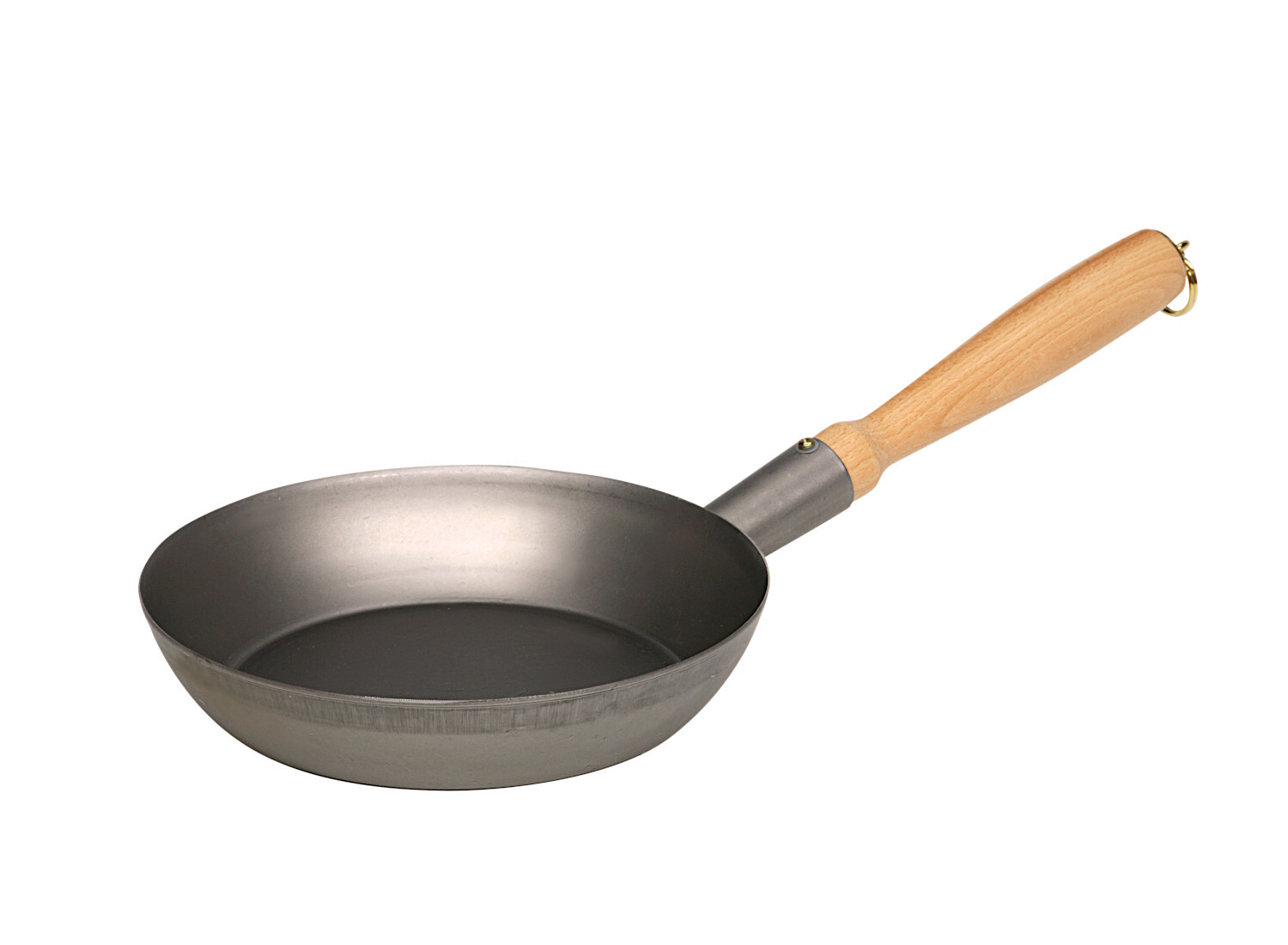 RIESS 0563-123, Rund, Allzweckpfanne, Holz, Eisenguss, Holz, Keramik, Gas, Induktion, Holz Holzknecht FRY PAN 0560-22
