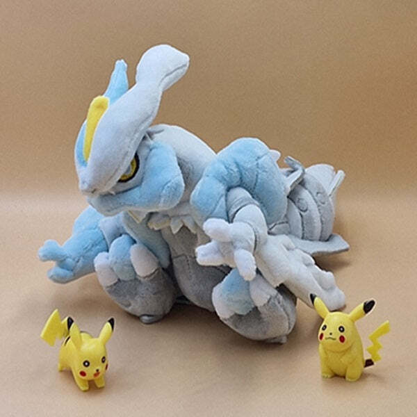 Tinisu Pokemon Weißes Kyurem Kuscheltier - 23 cm Plüschtier Kyurem PC172