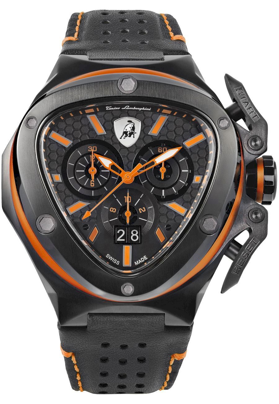 Tonino Lamborghini - Náramkové hodinky - Pánske - SPYDER X - oranžové - T9XB