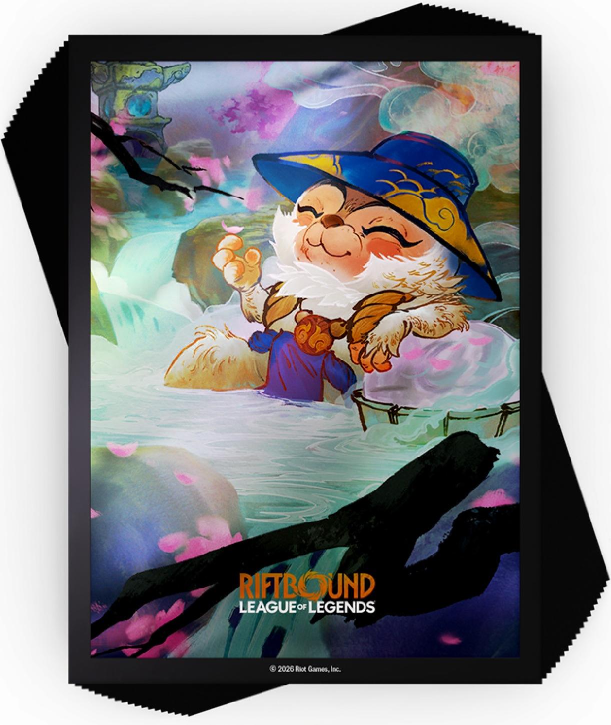 uvs games Riftbound LoL TCG-Hüllen „Spirit Blossom“ Teemo, 100 Stück