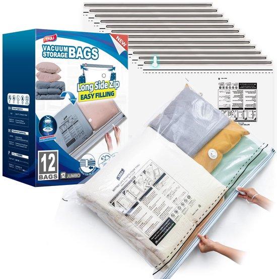 OEM 5er-Pack hängende Kleidungsvakuumpackungen für Kleidung, Kleidungsvakuumpackungen für Kleidung zum Aufbewahren von Kleidung, Raumsparende Kleidungsvakuumpackungen für Kleidung zum Aufbewahren von Kleidung für Pakete, Jacken, Mäntel (135 x 70 cm) 2026