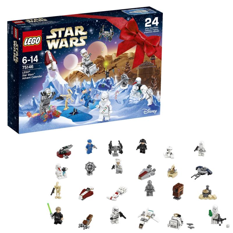 LEGO Star Wars Advent Calendar, Stavebnica, 6 rok / roky, 282 kusov