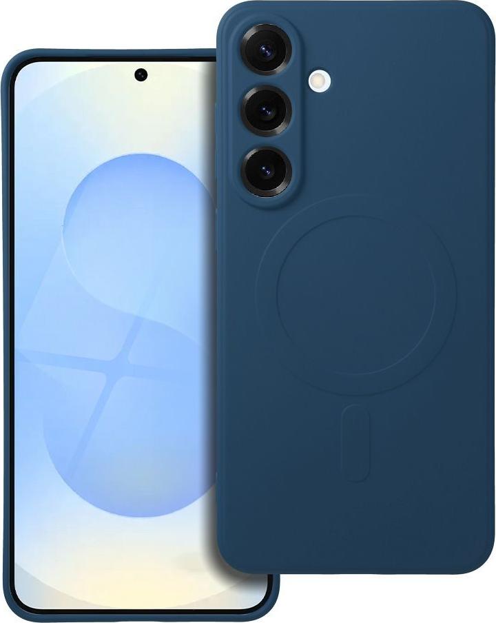 SILIKÓNOVÝ KOV na mobilný telefón kompatibilný s MagSafe vhodný pre SAMSUNG S25 Plus modrý