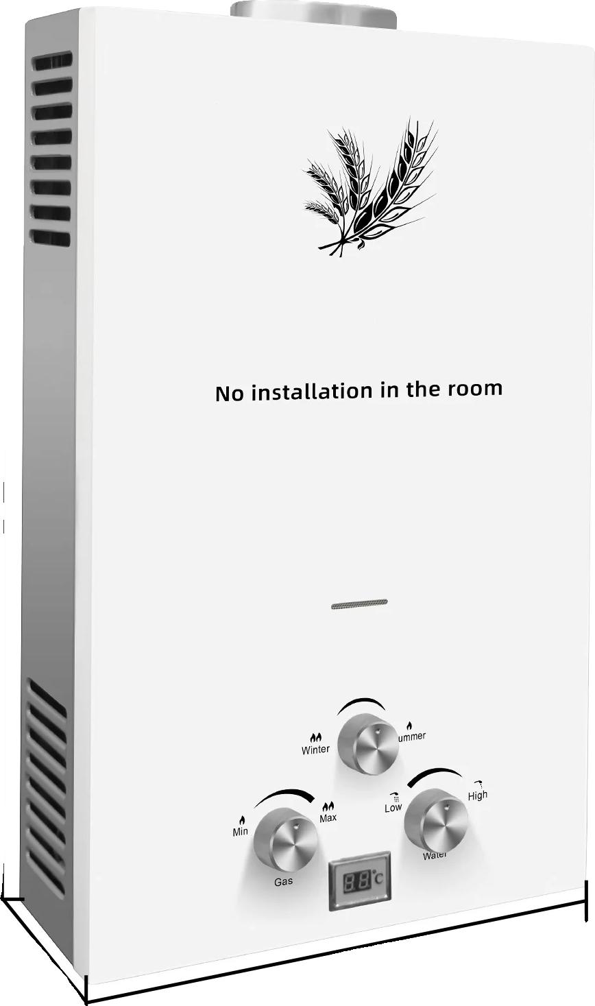 Ohrievač vody, kompaktný dizajn, energeticky úsporný výkon, biely 6 l