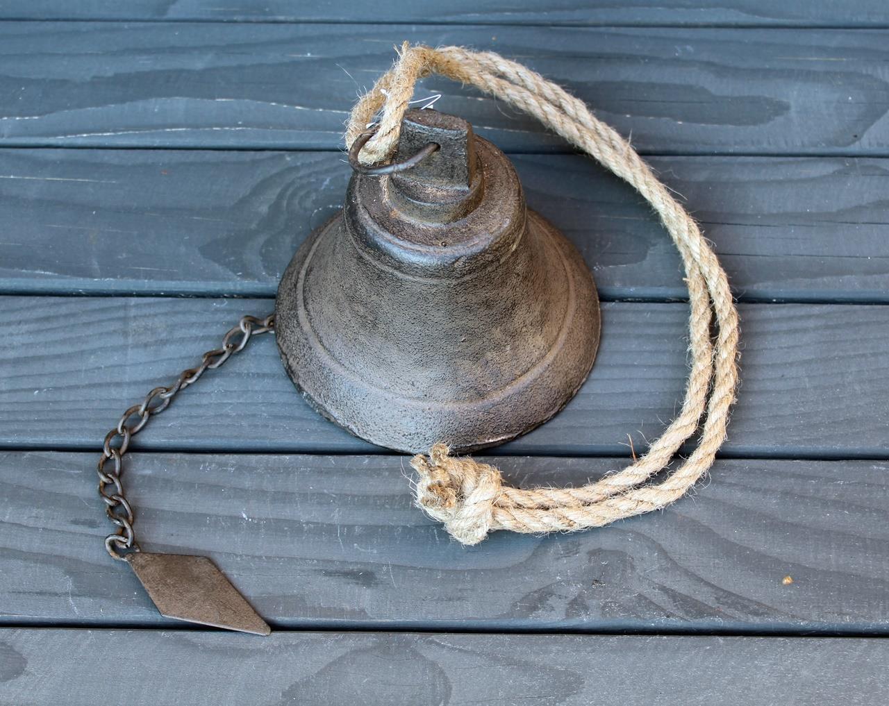 Gwenys Haus Schiffsglocke Türglocke antikbraun
