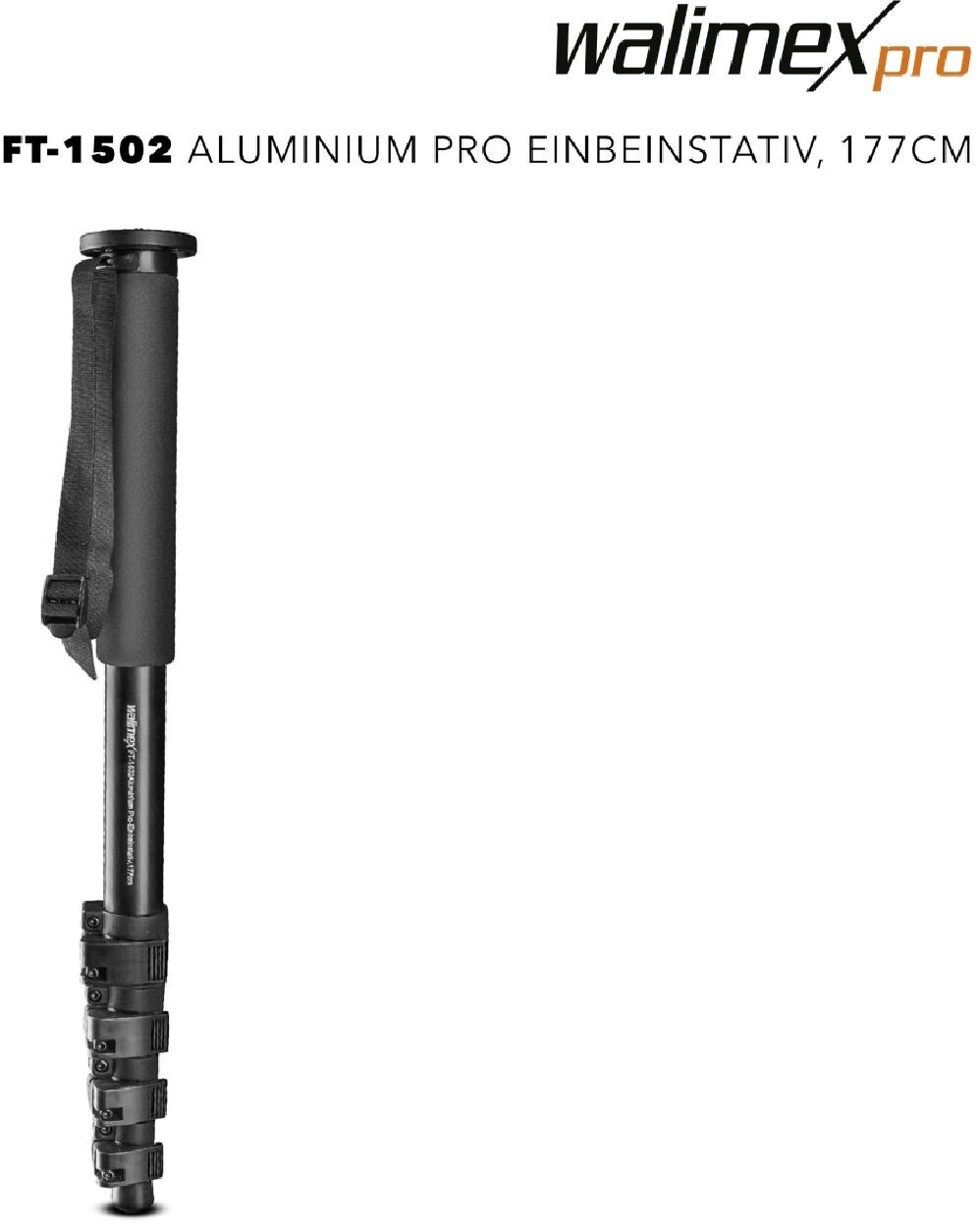 Walimex Pro Cineast III Hand-Schulter-Videostativ für DSLR-Video-Rig