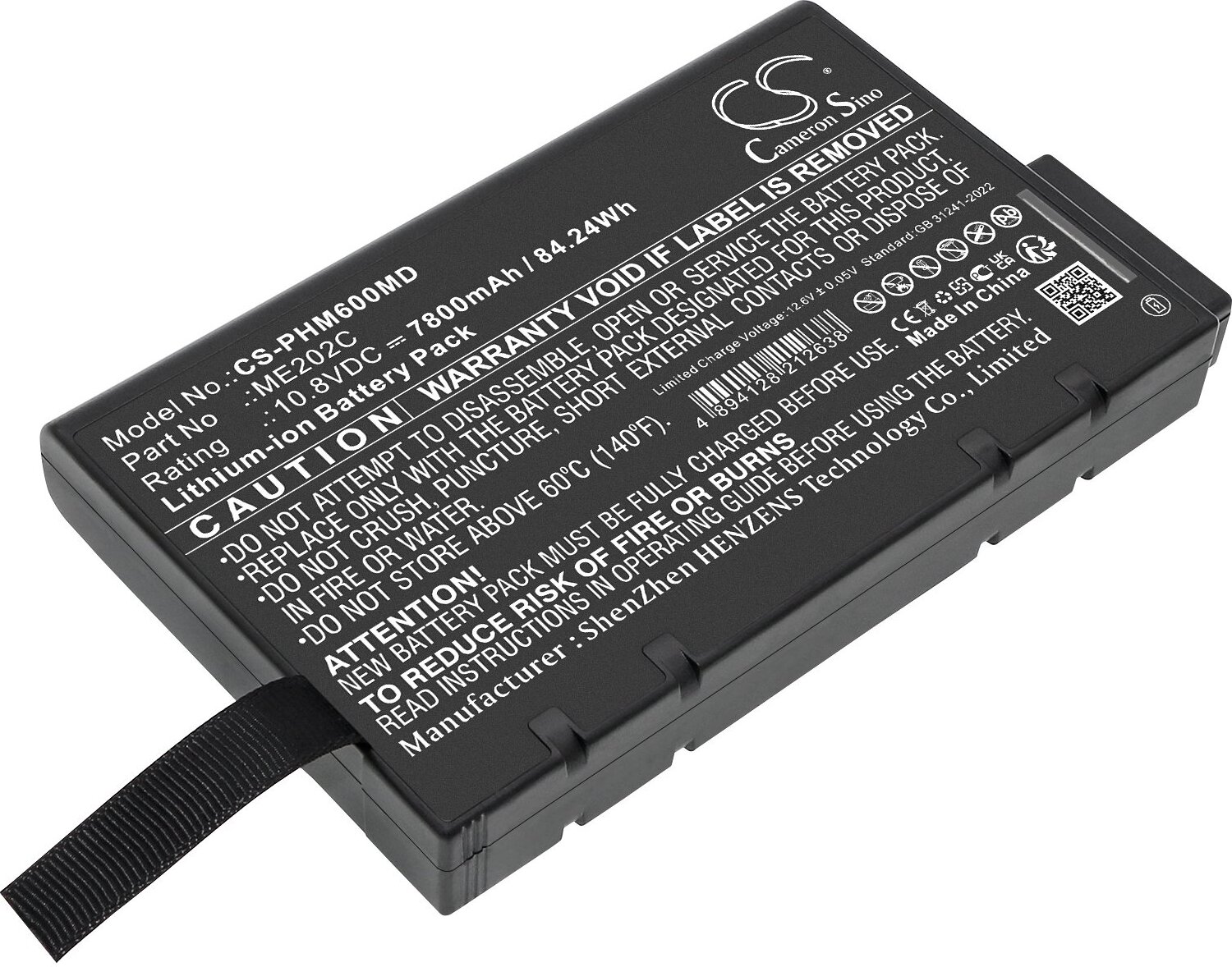 TECHTEK Akku Kompatibel mit [Philips] Suresign ( 863283, Suresigns VM4, Suresigns VM6, Suresigns VM8, Suresigns VS4, Suresigns VS6, Suresigns VS8