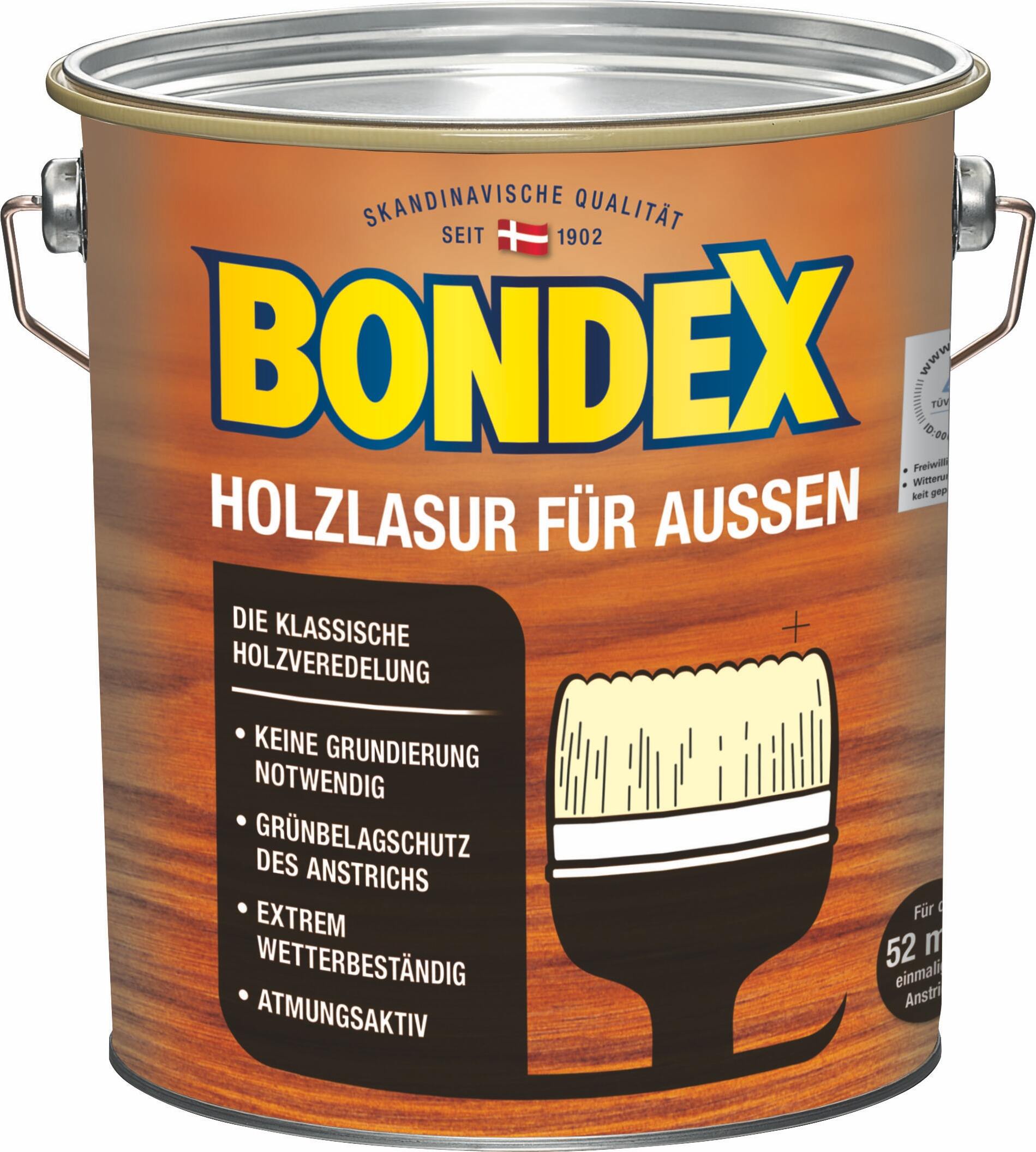 Dyrup Bondex Holzlasur für Außen dkl.grau 4L 365231