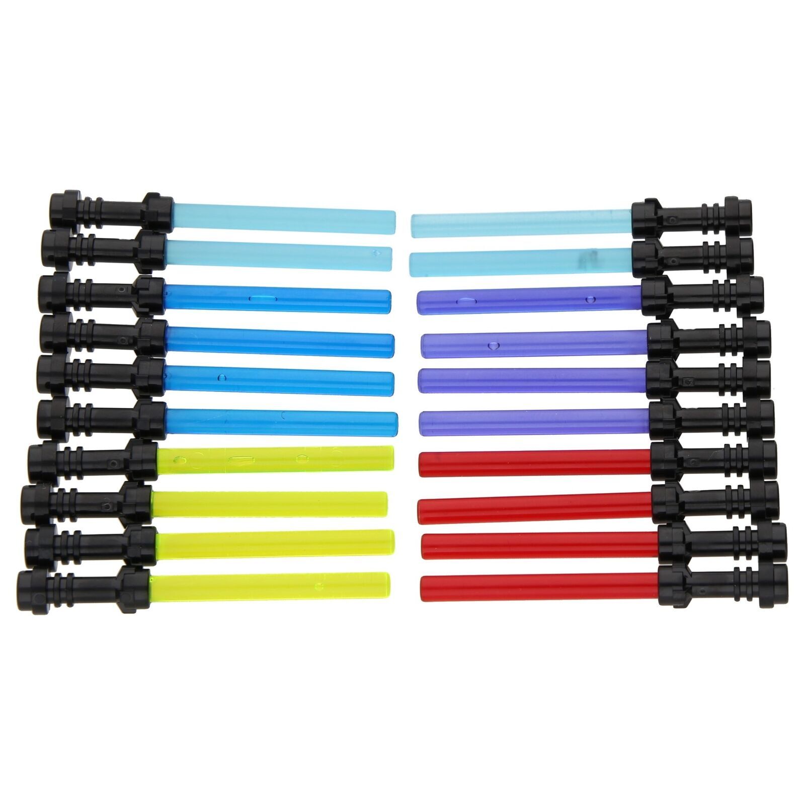 LEGO Star Wars: 20 Lichtschwerter mit schwarzem Griff