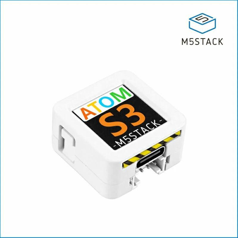 M5Stack ATOMS3 Entwicklungs-Kit, ESP32-S3, WiFi, 0.85 IPS Display, MPU6886 Gyro, USB-C C123