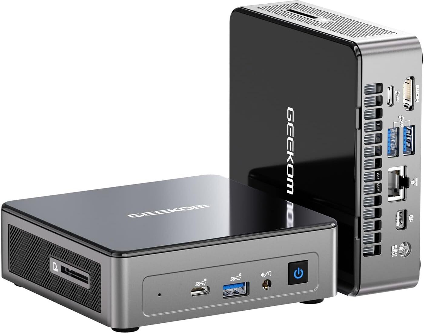 GEEKOM NUC Mini-PC, mini počítač Mini Air12 s Intel Alder Lake N100 (iba 3,4 GHz), 16 GB DDR4 512G SSD Windows 11 Pro, podpora 4K UHD, WiFi 6