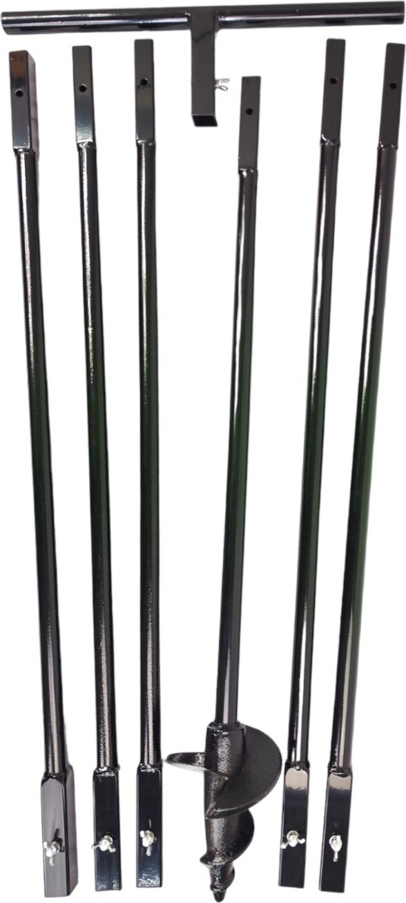 Sonstige Brunnenbohrer Set Stahl 6m 125mm - Rammbrunnen Bohrer Dreibock Bohrgerät Brunnenbau