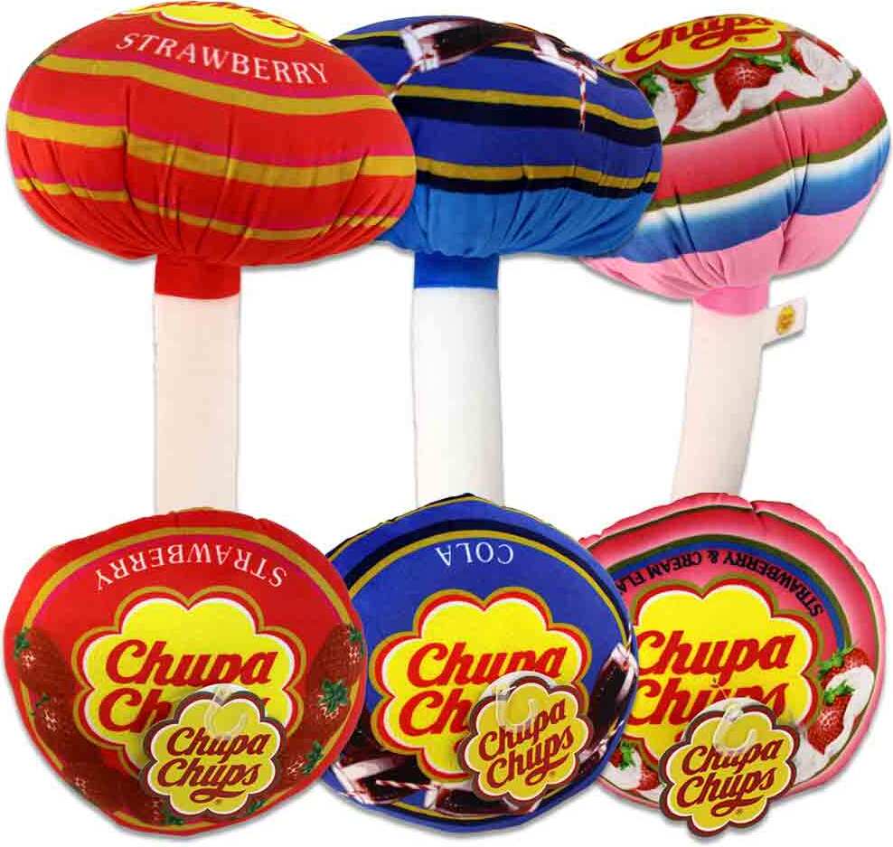 PMS Chupa Chups Lollis aus Plüsch im 3er Set