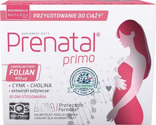 Nutropharma Prenatal Primo 30 Capsules - Essential Prenatal Vitamins For Expecting Mothers Prenatal Primo, 30 kapsuek