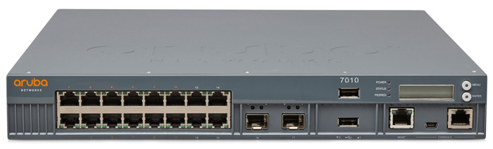 HPE ANW 7010 (RW) 16x PoE+ 1GBase-T 1GX SFP 32 AP+2K Clients JW678A