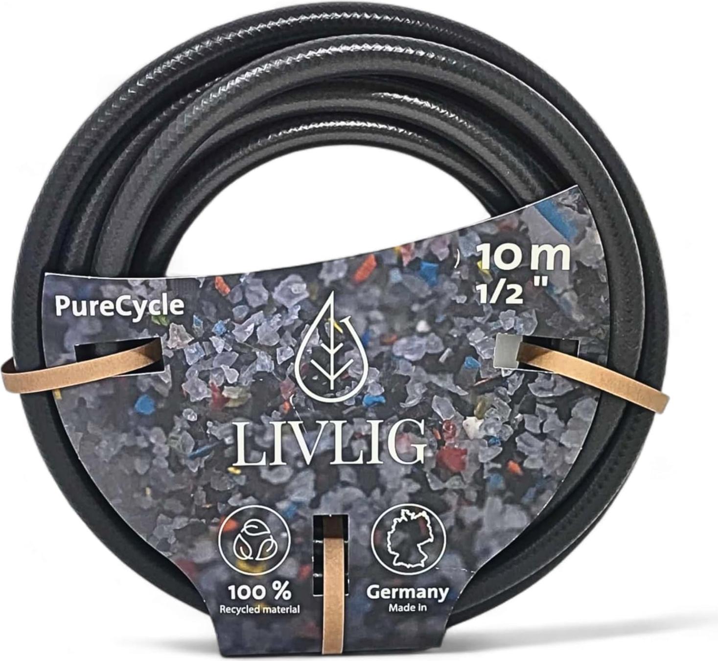 OEM Recycelte Gartenschlauch - 10 Meter - Schwarz - Gerecyceltes Material 2026