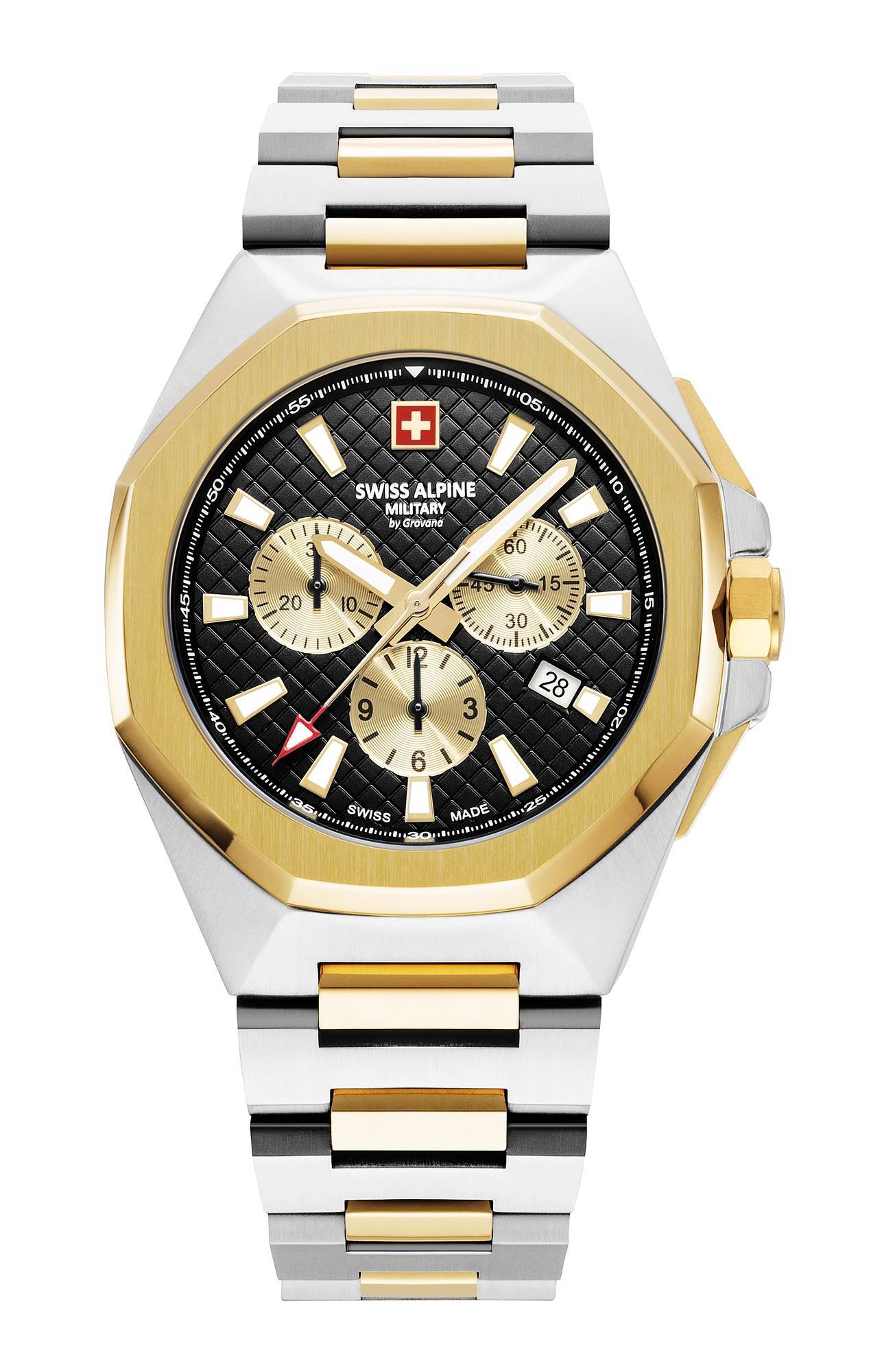 Swiss Alpine Military pánske hodinky chronograf analógové quartz 7005.9147SAM nerezová oceľ