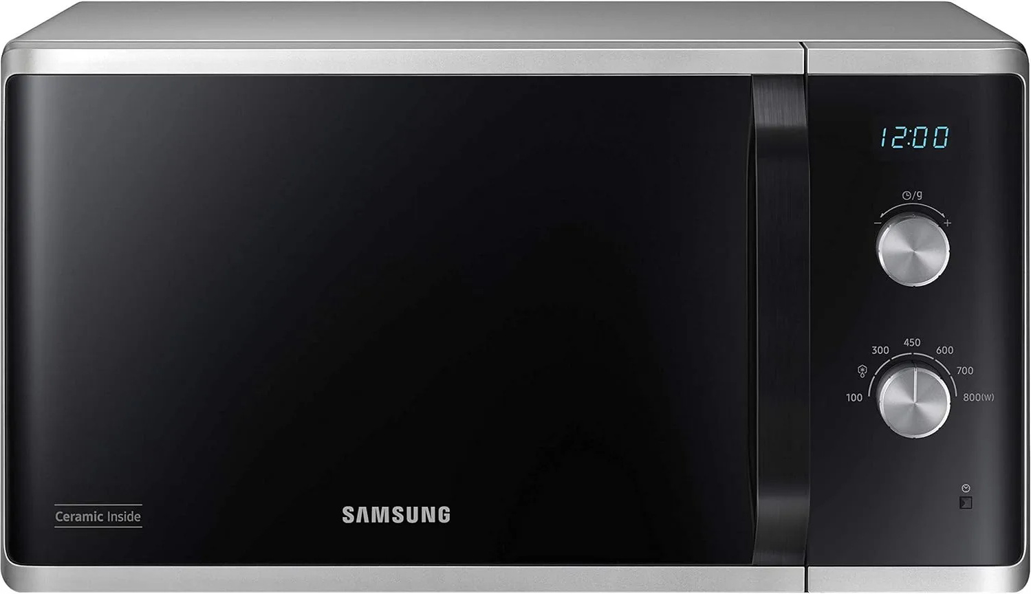 Samsung solo mikrowelle 23l 1500w silber ms23k3614as MS23K3614AS/EF