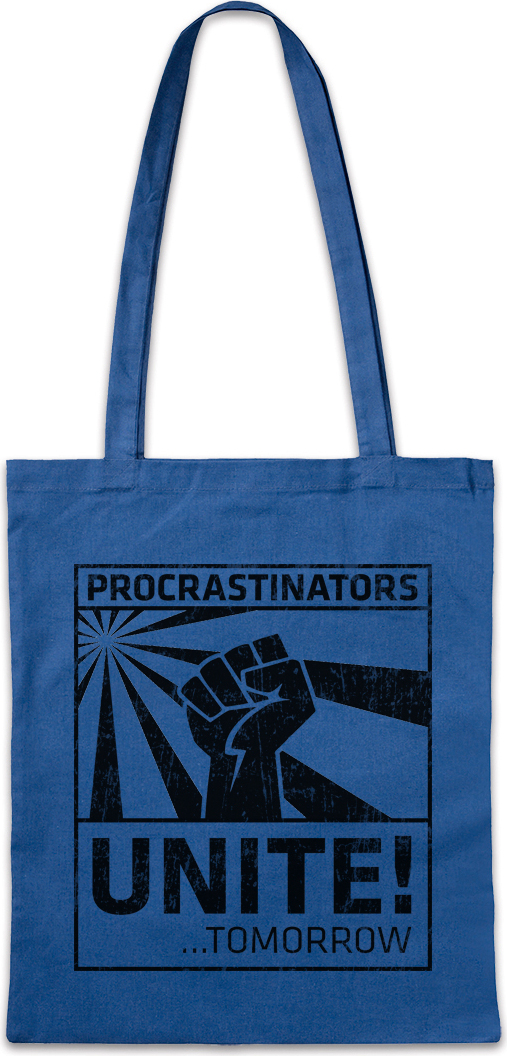 Eric Helmar Müller Urban Backwoods Procrastinators Unite, Stofftasche, Farbe: Royalblau BG16289RY_0