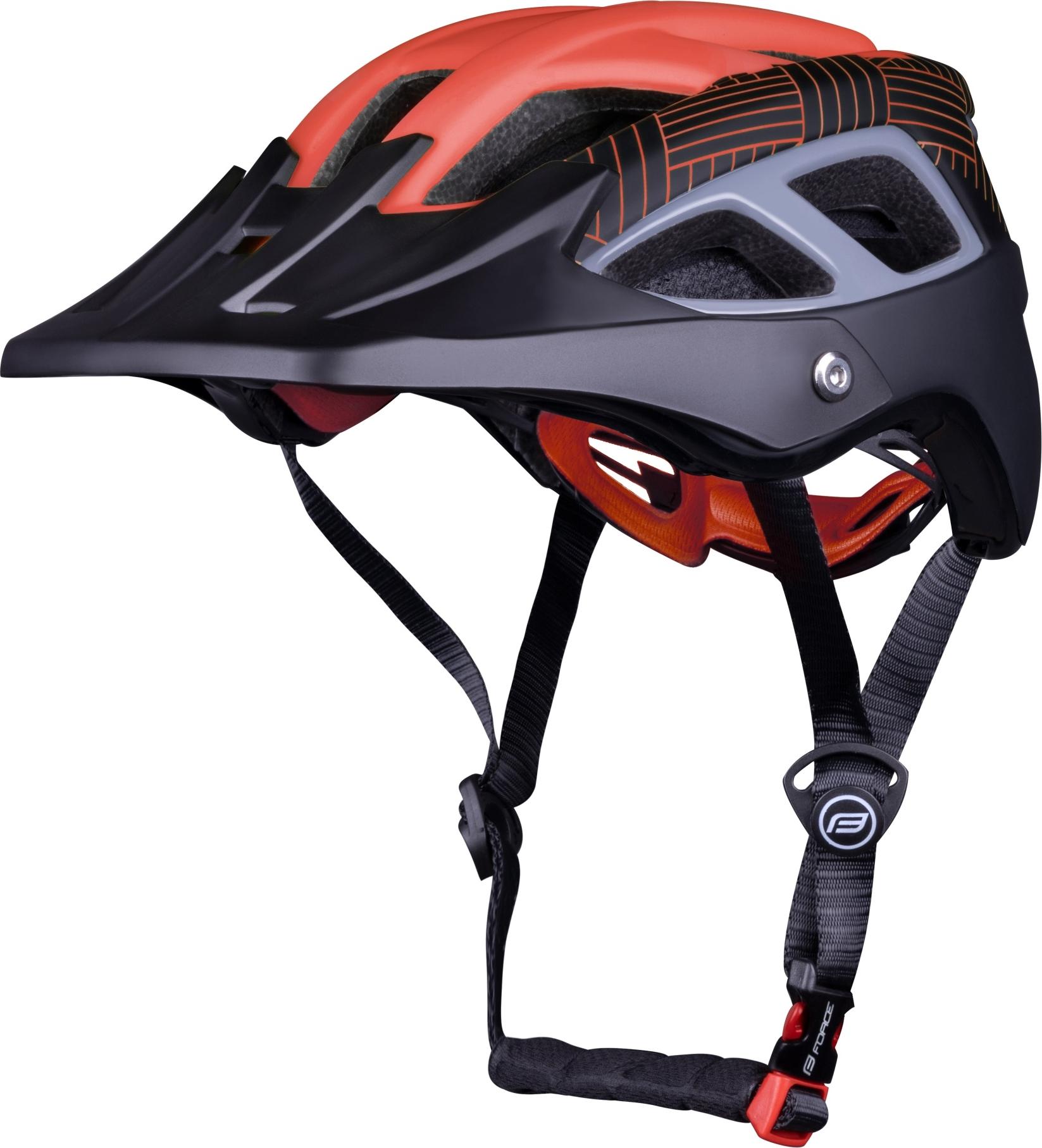 Helm FORCE AVES MTB rotorange-black L-XL matt %%% 90299911