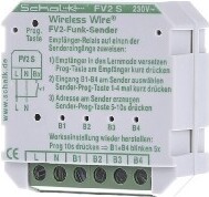 Schalk Steuerungstechnik Funk-Sender m.4 Eingängen 230VAC UP FV2 S 230V AC FV2S09